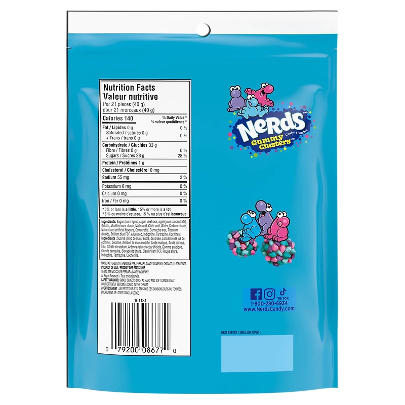 Nerds Gummy Clusters Berry, Nerds Gummy Clusters Berry Flavour gummy candies