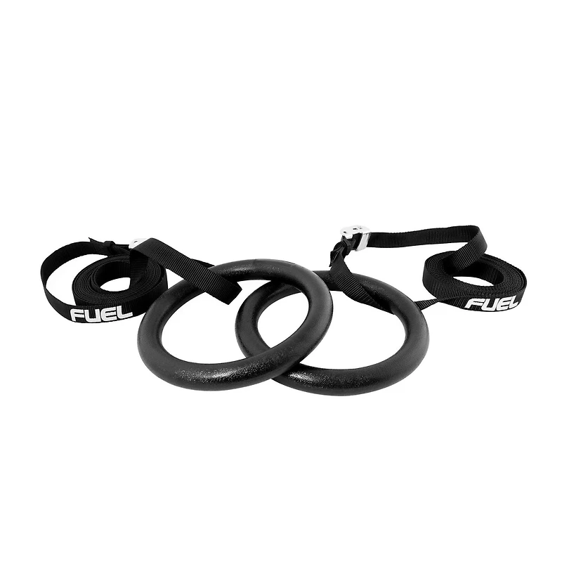 Fuel Pureformance Gymnastics Rings with Straps, Green