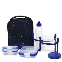 7-Piece Lunch Bag Set, Galaxy