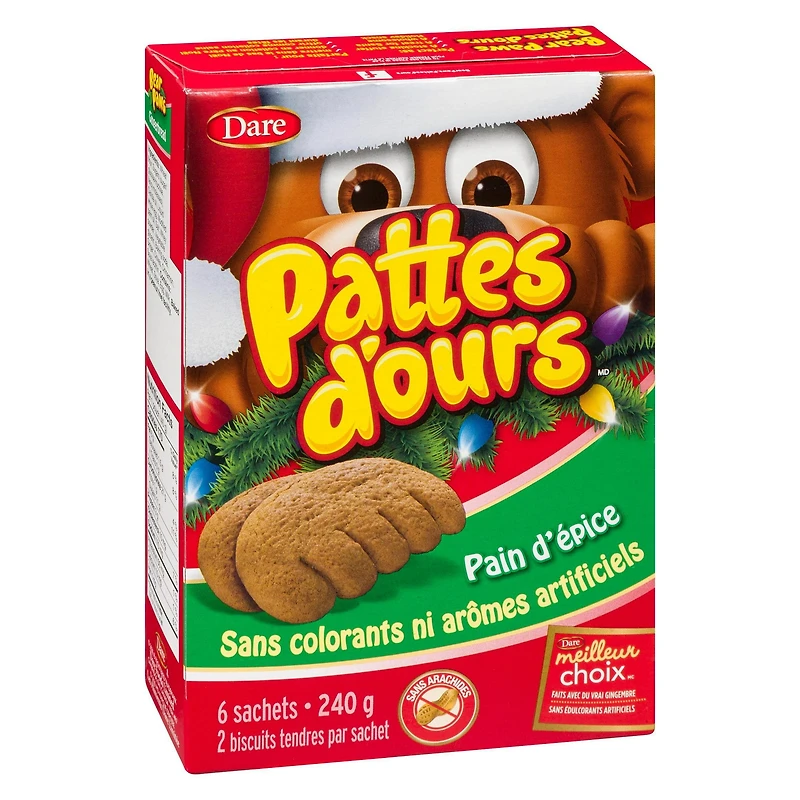 Pain d'épice Pattes d’ours Biscuits 240g