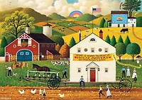 Buffalo Games - Charles Wysocki - House Movers - 300 Piece Jigsaw Puzzle