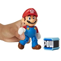 Figures 4 pouces Monde de Nintendo - Mario avec Bloc POW