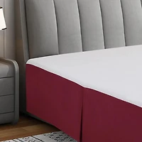 Jupe de Lit de Microfiber Super Doux