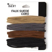Lacet en faux suède neutre Cousin