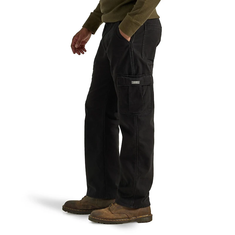 Wrangler Pantalon Cargo Double de Polaire Pour Hommes