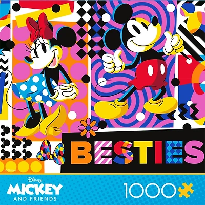Ceaco Disney Mickey's Bold Expression Puzzle imbriqué de 1000 pièces pour adultes de 14 à 99 ans