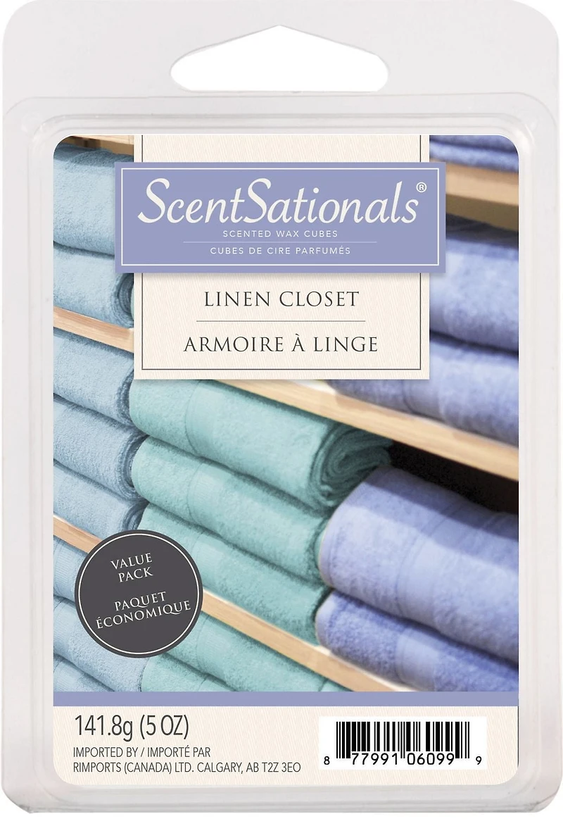 ScentSationals Scented Wax Cubes Value Pack - Linen Closet