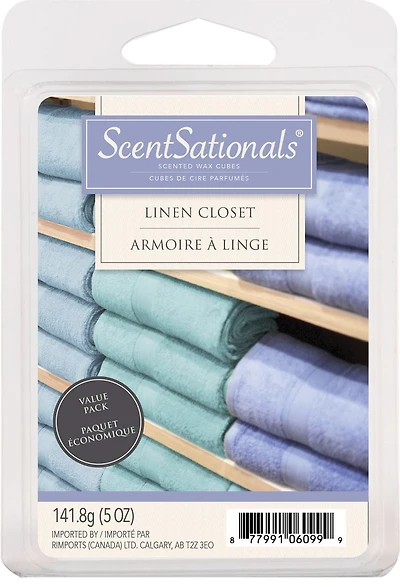 ScentSationals Scented Wax Cubes Value Pack - Linen Closet