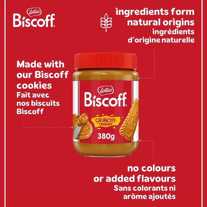 Lotus Biscoff Crunchy Spread, 380g, Lotus Biscoff Crunchy Spread, 380g
