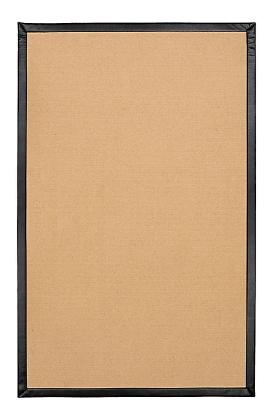 Athena Sisal & Black PU 9'10" x 13' Area Rug