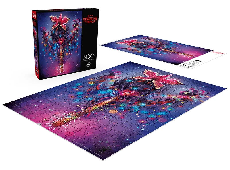 Buffalo Games Demogorgon Lights Puzzle de 500 pièces imbriqué pour adultes de 14 à 99 ans