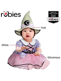Rubies Crescent Moon Witch Costume for Babies, Girls