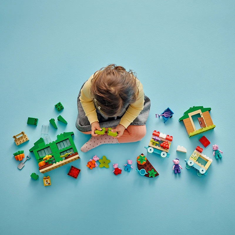 LEGO DUPLO Le Jardin et la Serre de Grand-Père Cochon, Ensemble de Construction 10461