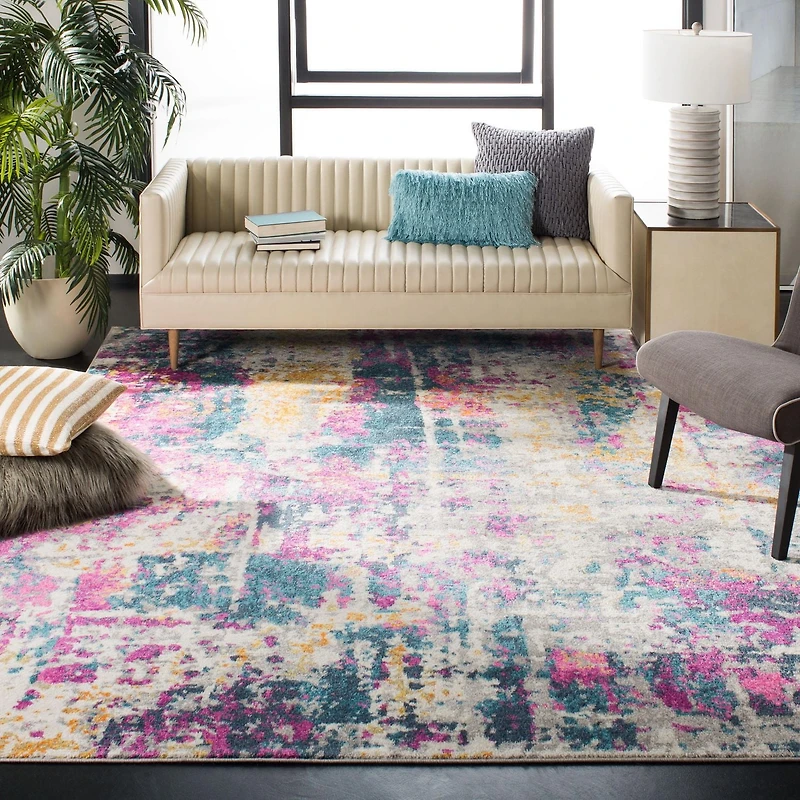 SAFAVIEH Madison Ivory Tapis Abstrait