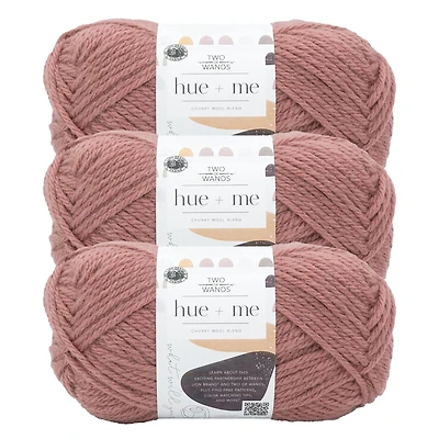 Fil Lion Brand Hue + Me Fil #5 Bulky/Chunky 125g/125m Paquet de 3