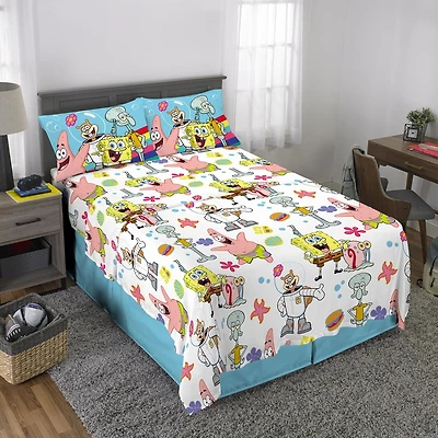 Ensemble de drap D SpongeBob "Underwater Treasure" Ensemble de drap D SpongeBob