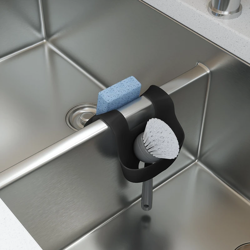 SCOOP SINK CADDY BLK - FRENCH