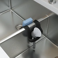 SCOOP SINK CADDY BLK - FRENCH