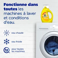 Détergent à lessive liquide Tide Simply Tout-en-un, parfum Fleur d’oranger, 24 brassées