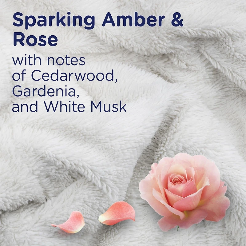 Downy Infusions Laundry Fabric Softener Liquid, BLISS, Sparkling Amber and Rose, 120 Loads, 2.4 L