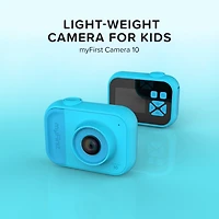 myFirst Camera 10 - New Kids' Digital Mini Camera, 5MP, Micro SD Card, Tripod Screw - Blue