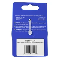 J-Rigged Tackle Supply Removable Split Shot Sinker Assortment