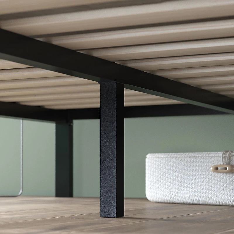 Zinus Mia 38 inch Metal Platform Bed Frame with Headboard