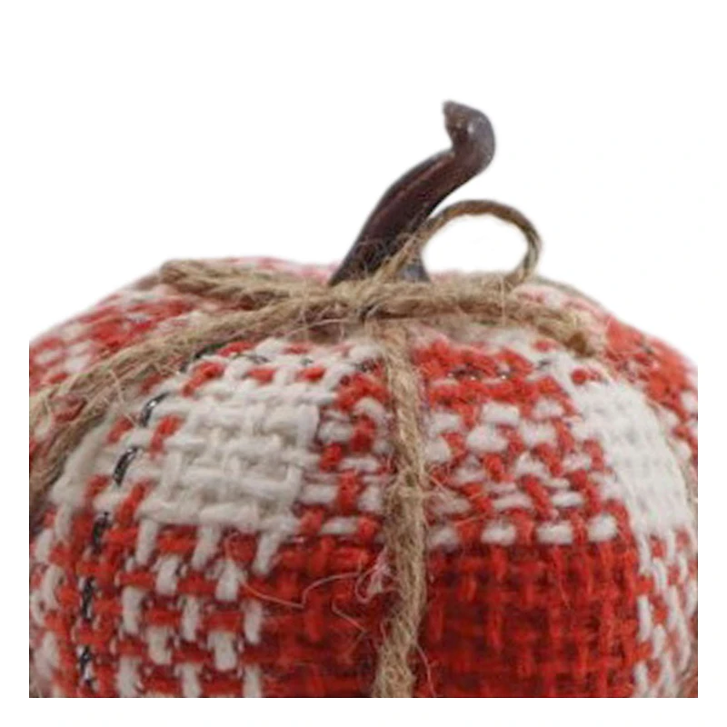 Way-To-Cel PL orange plaid pumpkin