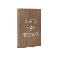 Dessus de boîte artistique "Being You Is Your Superpower"