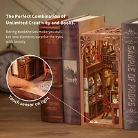 Tradeopia Puzzle en bois 3D – Kit DIY Le Rythme Secret Bibliothèque Miniature