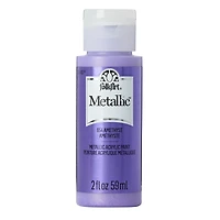Folkart Metallic Acrylic Paint Amethyst, 2 fl oz, FolkArt Metallic Paint