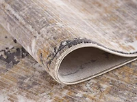 Rug Branch Montage 2' x 30' (Exact Size: 2'3" 30') Geometric Indoor Runner Rug, Grey Beige, Wave - Entryway, Hallway, Bathroom, and Kitchen