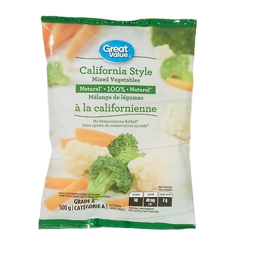 Mélange de légumes à la californienne Great Value 500g