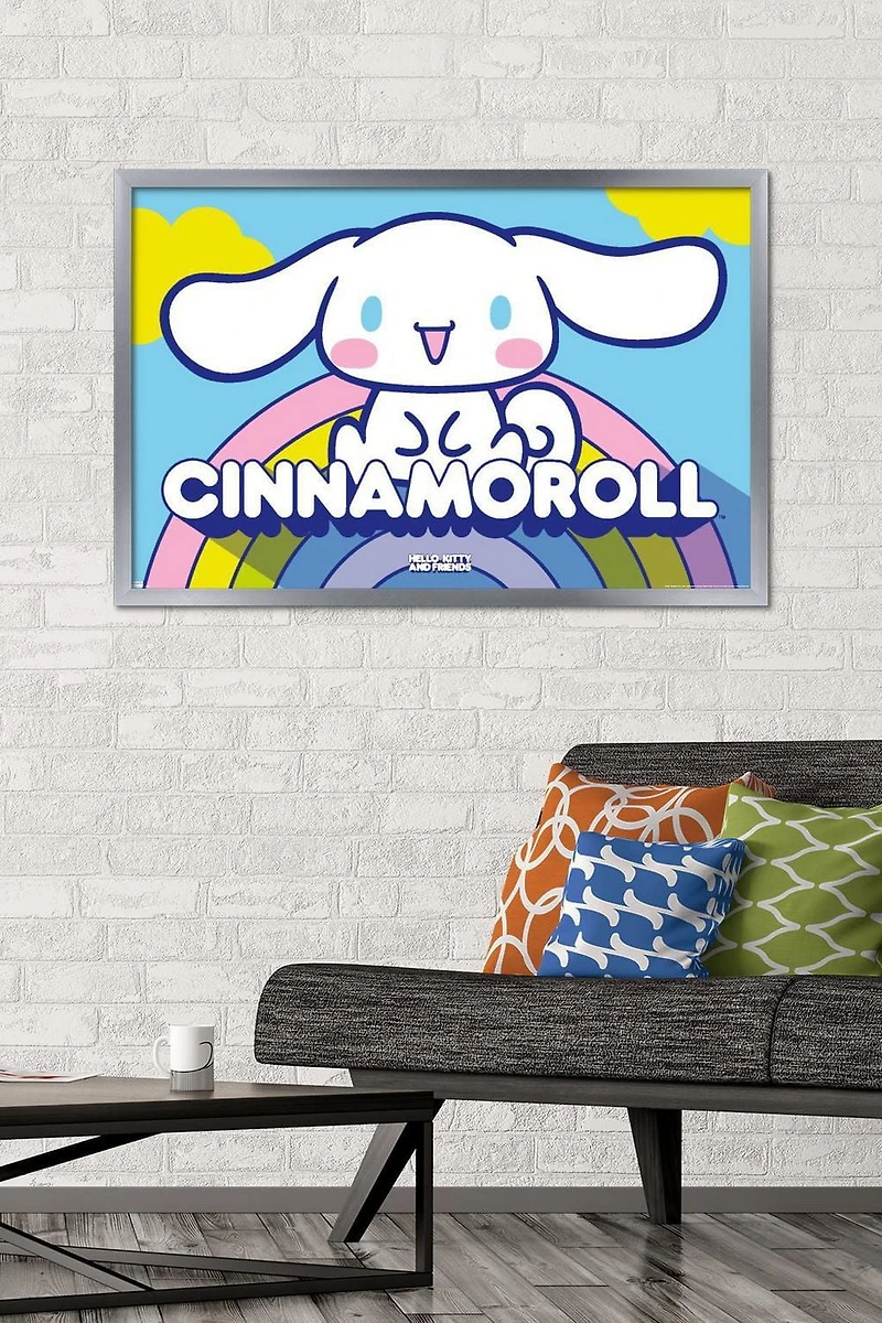 Hello Kitty and Friends: 22 Over The Rainbow - Cinnamoroll Wall Poster