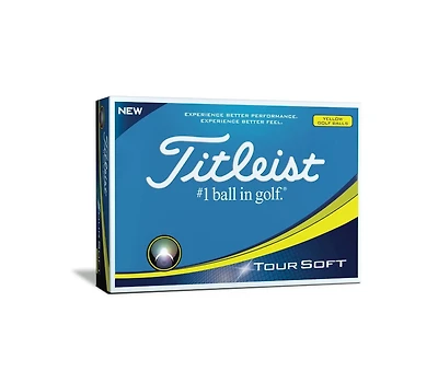 Balles de golf jaunes Tour Soft de Titleist