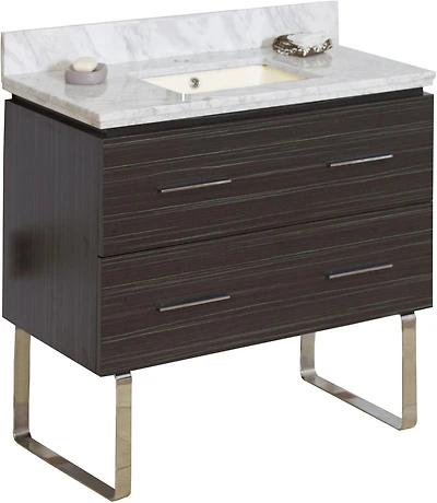 Imaginations américaines 36 po W Vanity  Gris