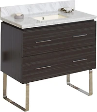 Imaginations américaines 36 po W Vanity  Gris