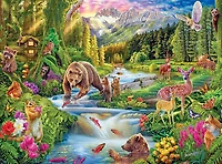 Kodak 1000 Piece Jigsaw Puzzle - Wild Frontier by Steve Sundram