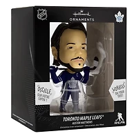 Décoration Hallmark de Noël, Auston Matthews, Les Maple Leafs de Toronto, LNH, à tête branlante