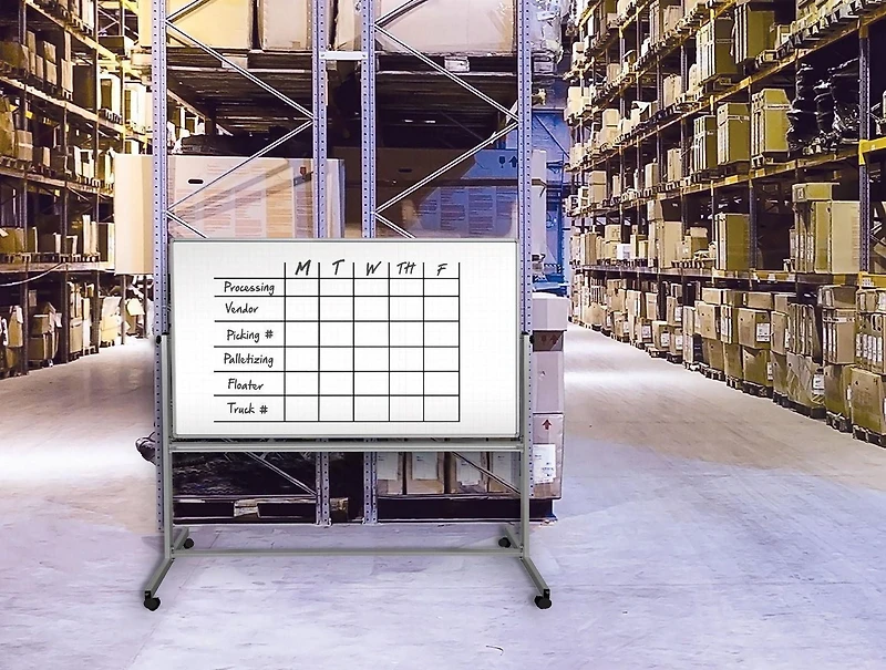 Luxor 72” x 40” Mobile Magnetic Whiteboard