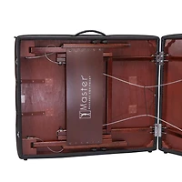 Master Massage  DEL RAY™ 76CM table de massage portable avec le coussin de 7.5cm d’épaisseur couleur Noir
