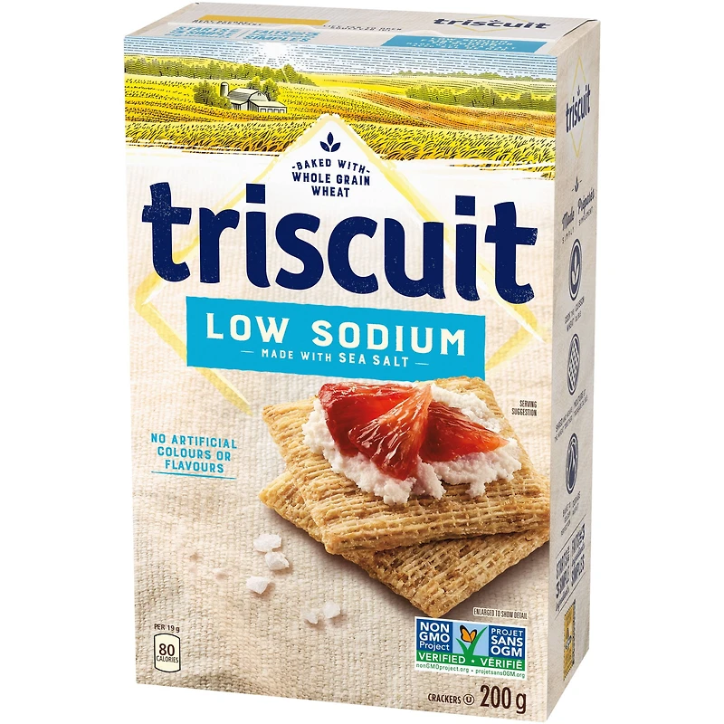 TRISCUIT Faible Teneur en Sodium Craquelins 200 g