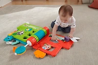 ​Fisher-Price Sit-to-Stand Giant Activity Book electronic learning toy and activity center - English Edition