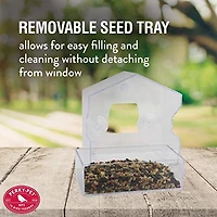 WINDOW BIRD FEEDER, Perky-Pet Window Bird Feeder – 1/2 Lb Capacity