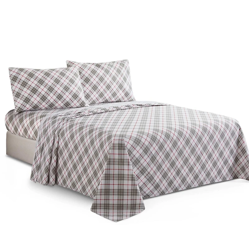 Marina Decoration Printed 600 Thread Count Soft Deep Pocket Hotel Standard Long Staple Cotton Blend Percale All Season Bedding Sheet Set
