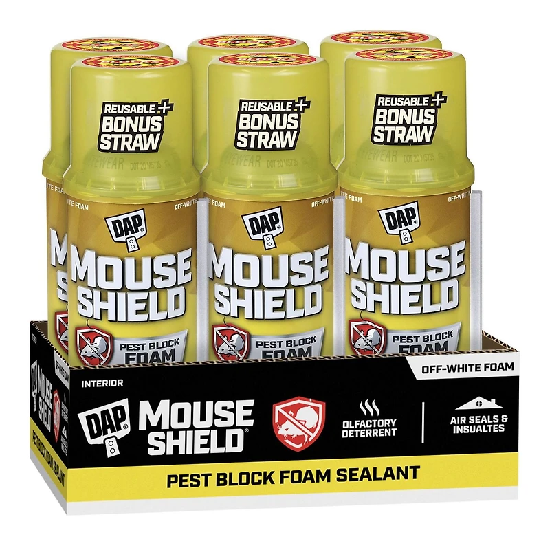 DAP Mouse Shield® Scellant en mousse et bloqueur 12 fois (340 g)