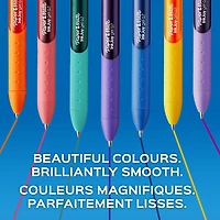 Paper Mate InkJoy Gel Pens, Metallic Pens, Retractable, Medium Point (0.8 mm), Assorted Colours, 6 Count, InkJoy