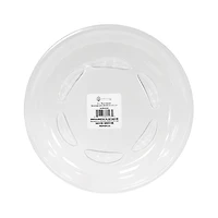 HOMETRENDS soucoupe protectrice de plancher 6 "/8" /10 "/12" /16 "soucoupes de plantes en plastique transparent plateau rond soucoupes de Pot de fleurs bon pour l’intérieur et l’extérieur