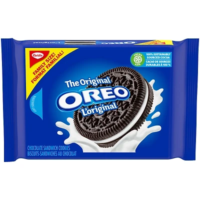 OREO Original Chocolate Sandwich Cookies, Family Size, 439 g