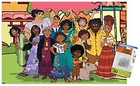 Disney Encanto - Family Wall Poster, 22.375" x 34" Framed
